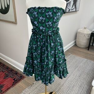 Agua by Agua Bendita Alegria Printed Cotton Minidress - XS Excellent Condition